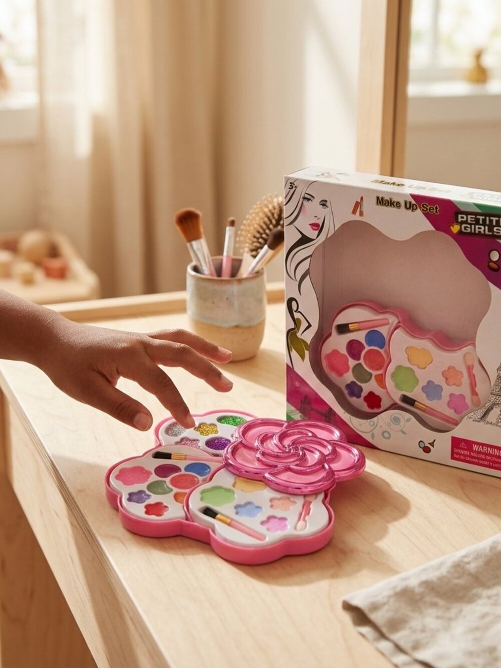 Brand New Pink and White Doll Accessories Set